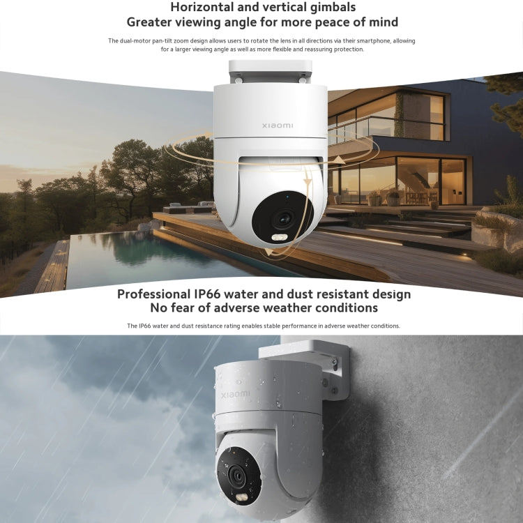 Original Xiaomi CW300 4MP Outdoor Camera IP66 Waterproof Full Color Night Vision WiFi Camera, US Plug Original Xiaomi CW300 4MP Outdoor Camera IP66 Waterproof Full Color Night Vision WiFi Camera, US Plug